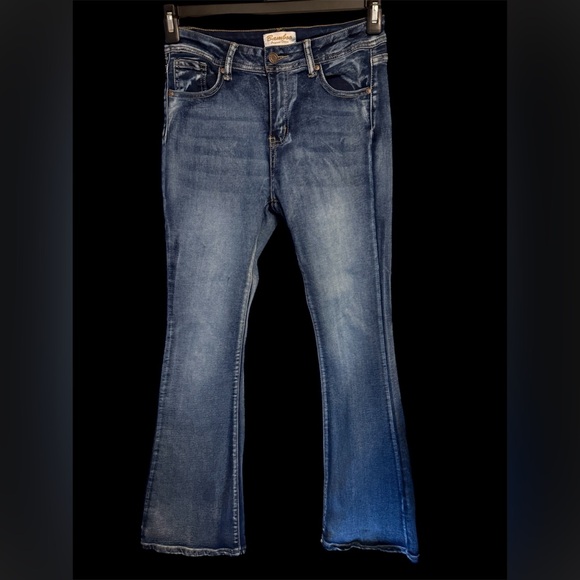 BAMBOO Denim - BAMBOO Dark Blue Flare Jeans Women’s 9